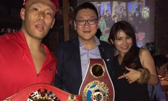 ［左］拳击东洋太平洋重量级冠军京太郎先生・［右］安东尼奥小猪木先生 一起-1
